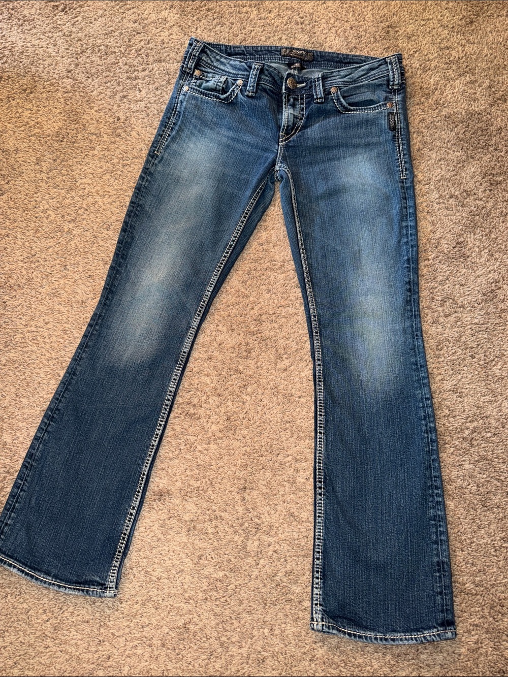 Silver Jeans Aiko Bootcut size 31 Y2K Boho